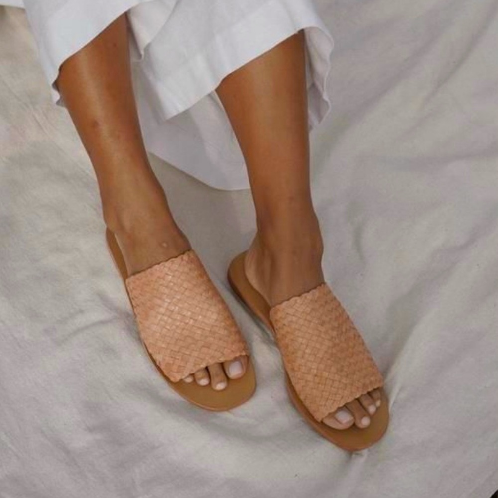 St. Agni Pia woven slides